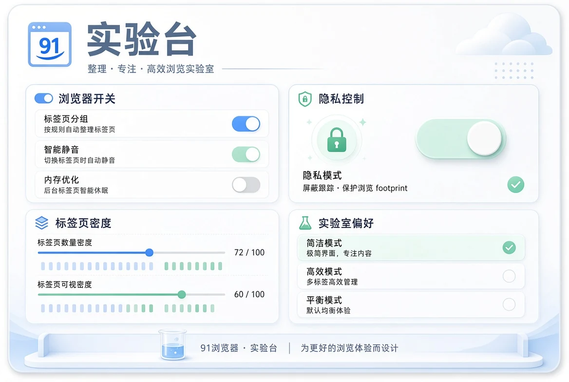 实验台内容示意